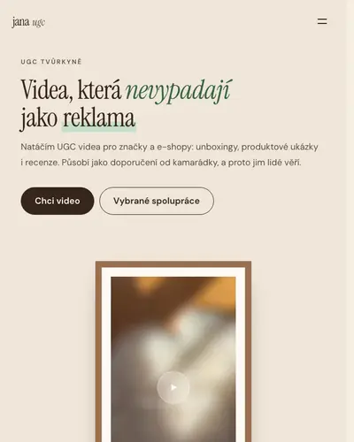 Ukázka stylu Interiér