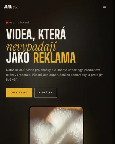 Ukázka stylu Kino