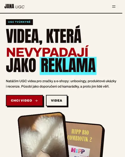 Ukázka stylu Odvážná