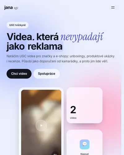 Ukázka stylu Sklo