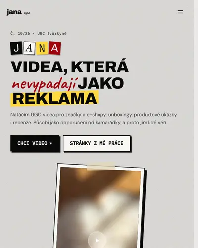 Ukázka stylu Zine